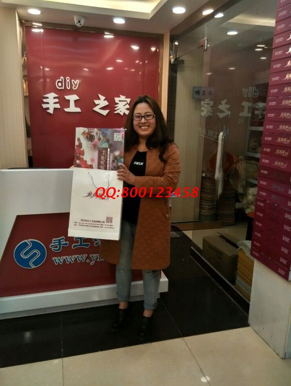 山東德州劉女士來(lái)手工活之家考察，欲自主創(chuàng)業(yè)組織人做手工活(圖1)