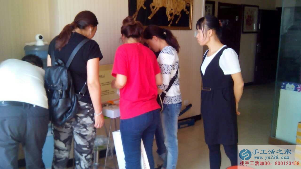 發(fā)家致富不用愁，江蘇淮安倪先生找到手工活之家創(chuàng)業(yè)好項目——前來考察的客戶