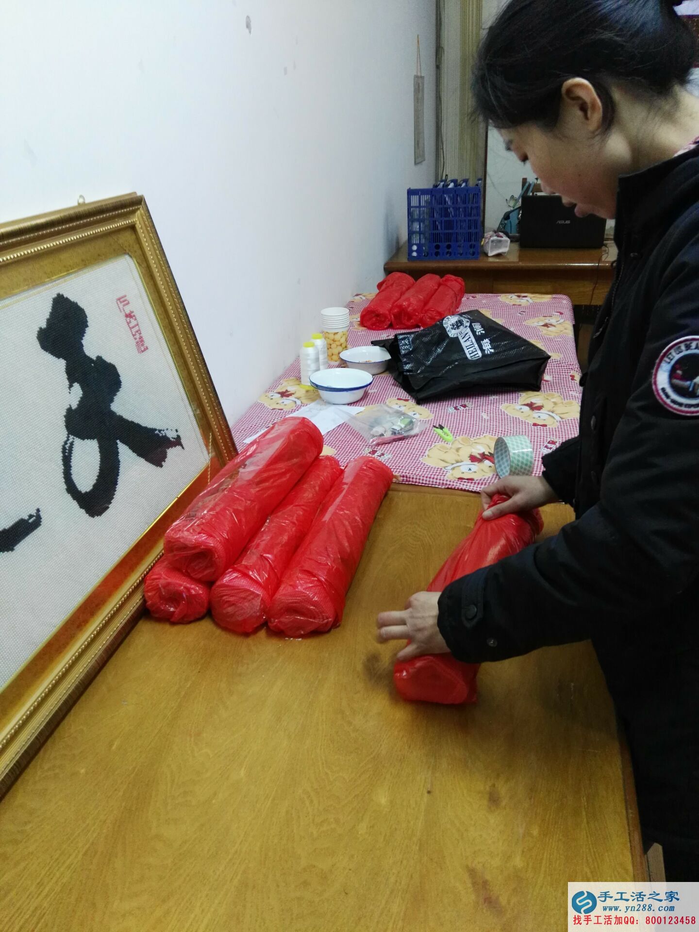 手工活之家如何成就一個(gè)女人的夢(mèng)想讓江蘇嚴(yán)女士在家賺到2244元？