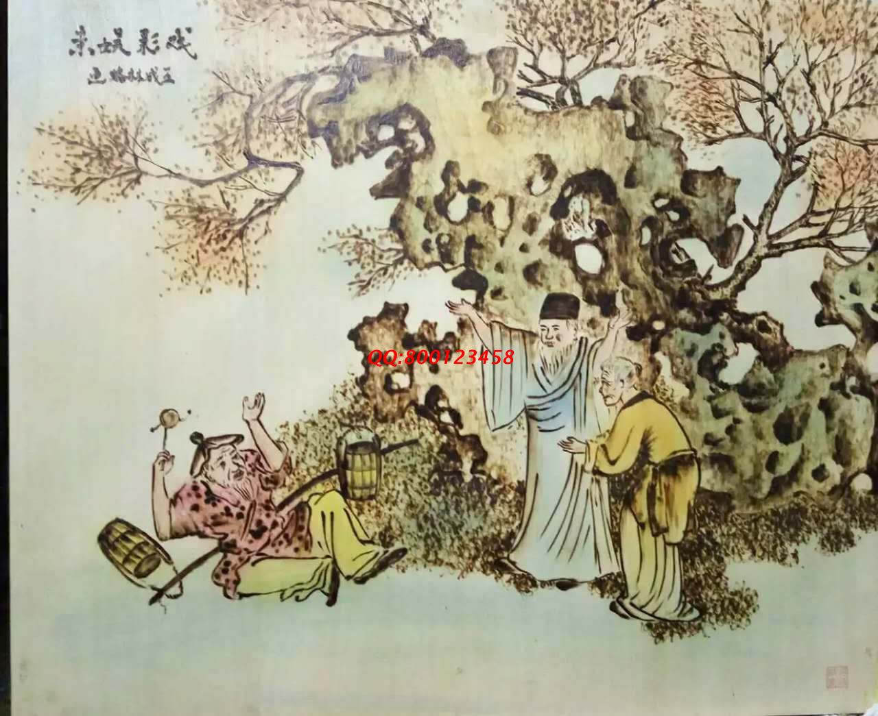 【民間手工藝品推介】邱縣傳統(tǒng)純手工烙畫，《二十四孝系列》預(yù)約定制，尺寸46*39cm
