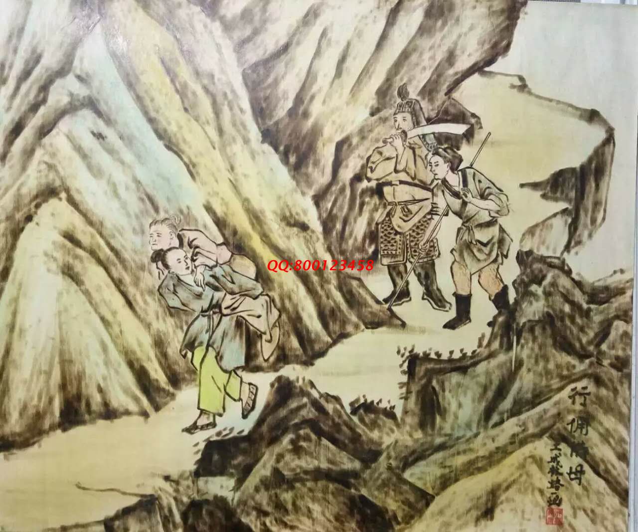 【民間手工藝品推介】邱縣傳統(tǒng)純手工烙畫，《二十四孝系列》預(yù)約定制，尺寸46*39cm