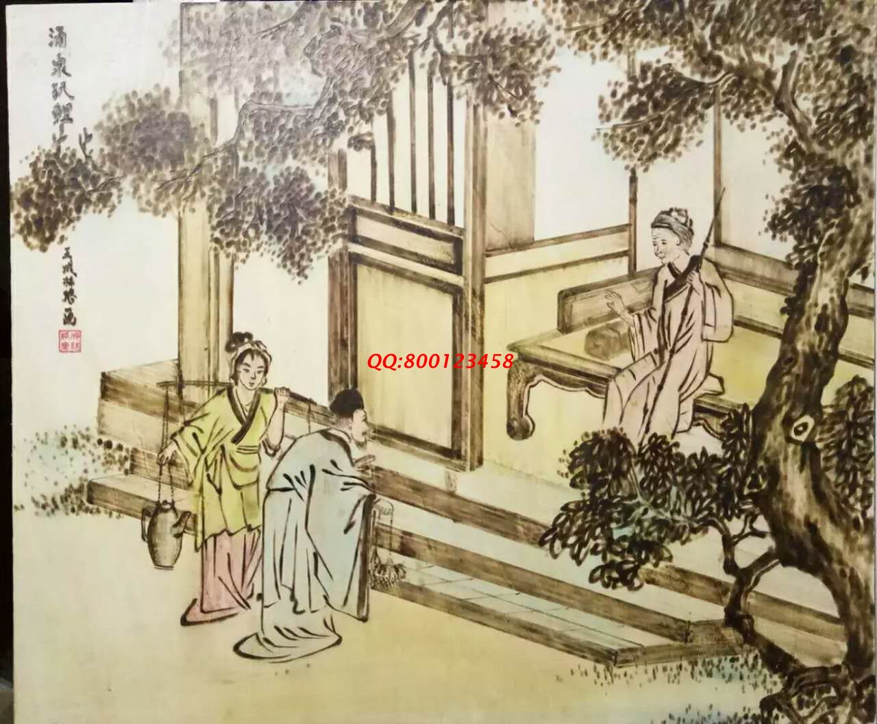 【民間手工藝品推介】邱縣傳統(tǒng)純手工烙畫，《二十四孝系列》預(yù)約定制，尺寸46*39cm