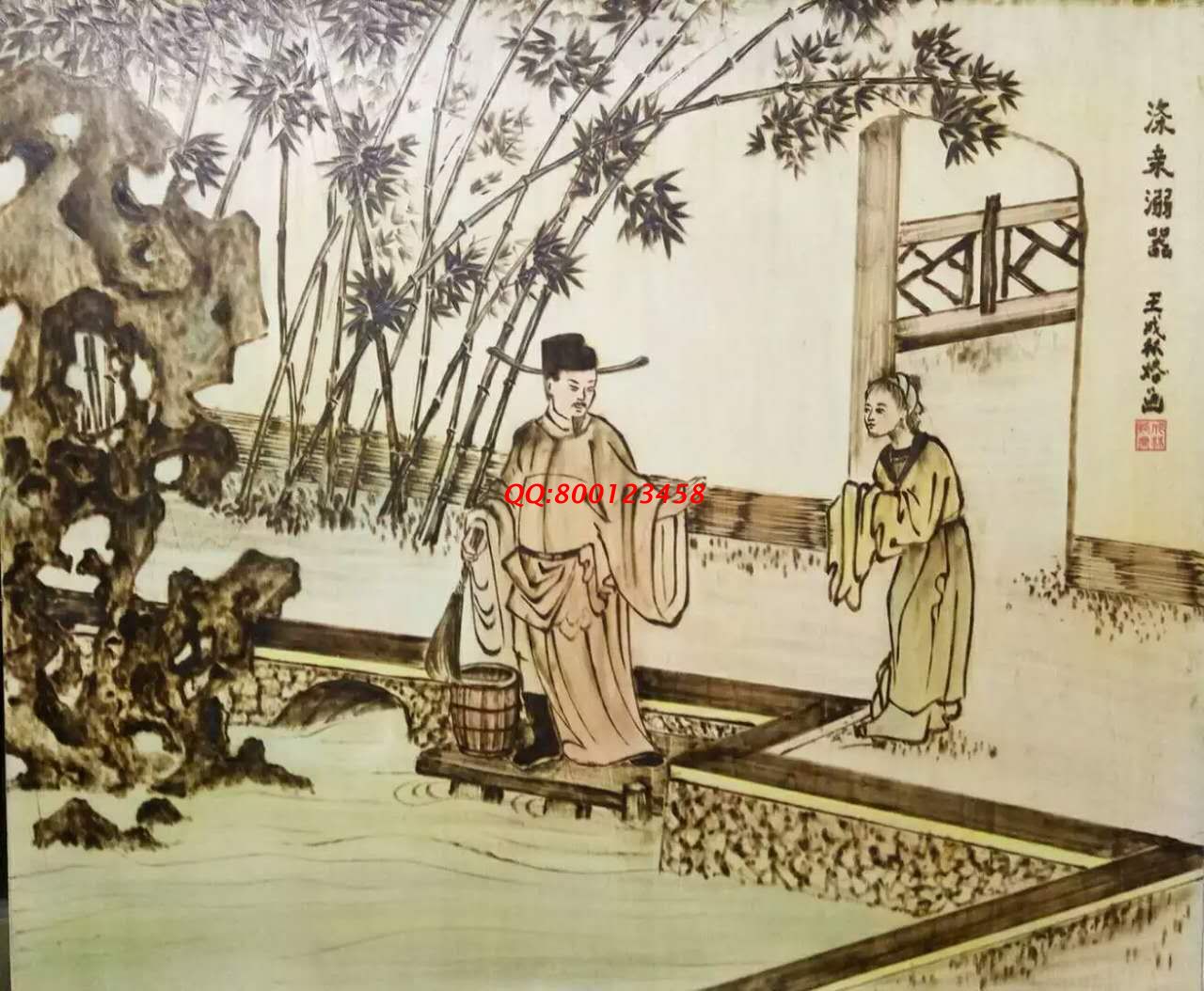 【民間手工藝品推介】邱縣傳統(tǒng)純手工烙畫，《二十四孝系列》預(yù)約定制，尺寸46*39cm