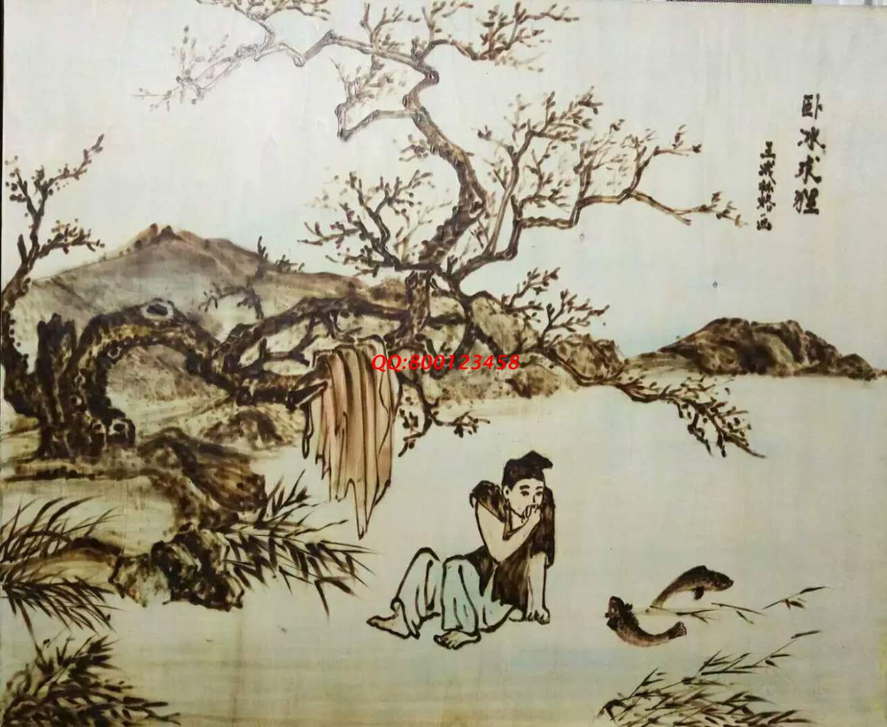 【民間手工藝品推介】邱縣傳統(tǒng)純手工烙畫，《二十四孝系列》預(yù)約定制，尺寸46*39cm