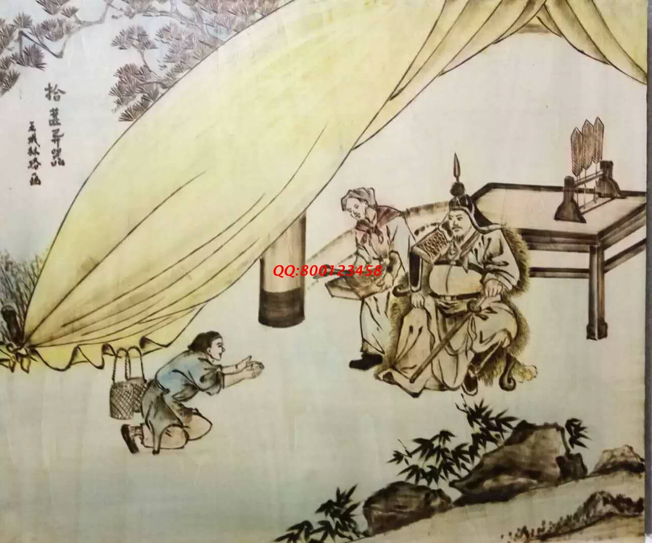 【民間手工藝品推介】邱縣傳統(tǒng)純手工烙畫，《二十四孝系列》預(yù)約定制，尺寸46*39cm