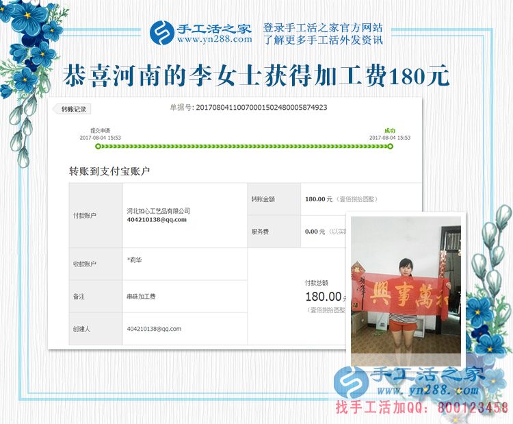 珠繡畫手工活優(yōu)缺點(diǎn)分析，河南李女士用切身體驗(yàn)來(lái)講解(圖1)