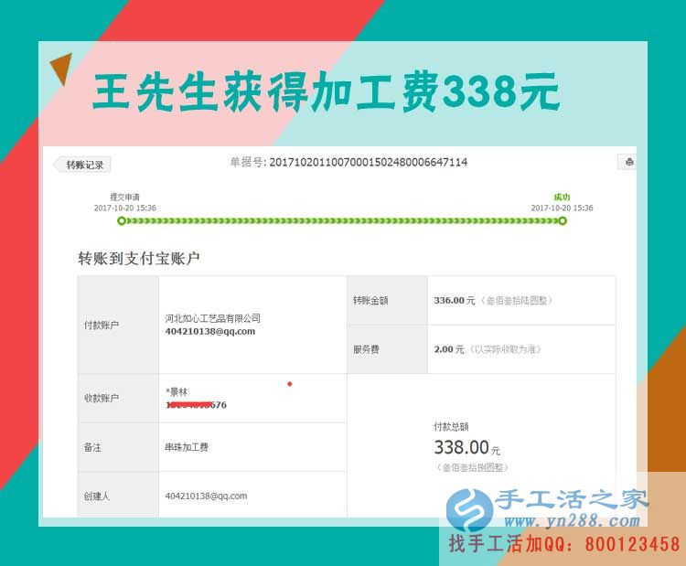 浙江快遞老板王先生，看好手工工藝品市場(chǎng)預(yù)約做代理(圖1)
