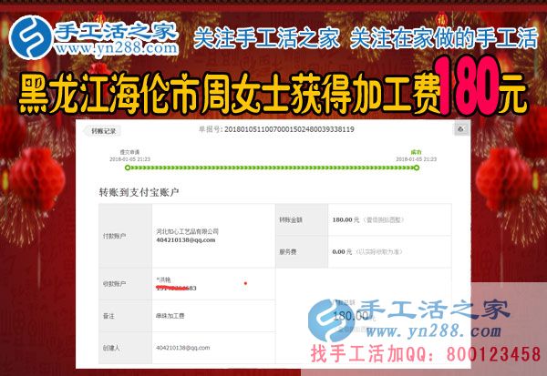 比十字繡強(qiáng)，黑龍江海倫手工愛好者周女士找到了珠繡手工活外發(fā)加工項(xiàng)目(圖1)