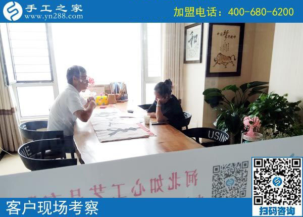 9月20日，正規(guī)手工活外發(fā)加工就是要這樣。手工之家接待考察加工客戶剪影