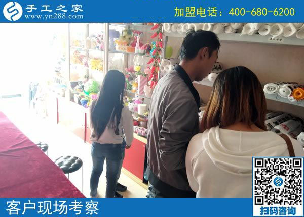 10月13日，想做珠繡串珠手工活外發(fā)加工項目掙錢，對加工人員有什么要求？手工之家接待考察加工客戶剪影