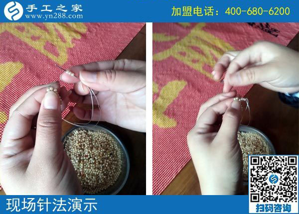 有丈夫的支持，河北衡水張女士做純手工活外發(fā)加工項(xiàng)目掙錢