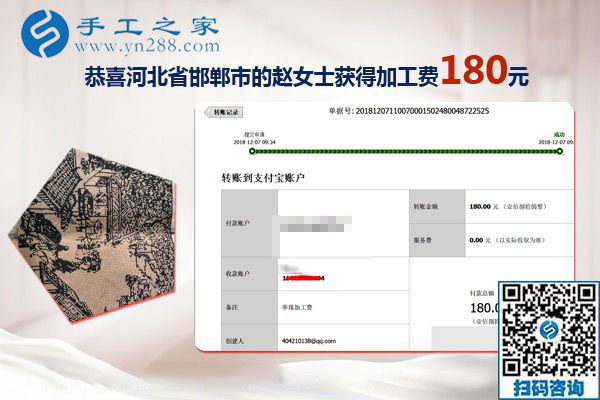 這是本地的外發(fā)手工活，我相信！河北邯鄲趙女士與娘家人嫂子一起做