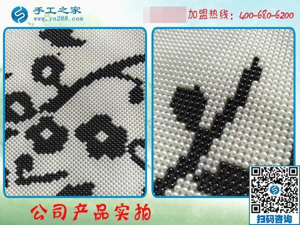 1月18日，手工加工回收項(xiàng)目，帶回家做的手工活就是珠繡免押金手工活，手工之家接待考察加工客戶剪影