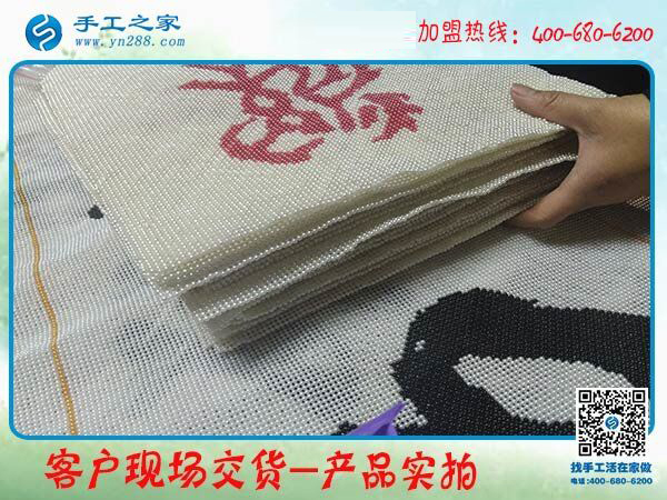 手工活帶回家加工，邯鄲涉縣鄭女士選擇手工之家串珠繡(圖3)