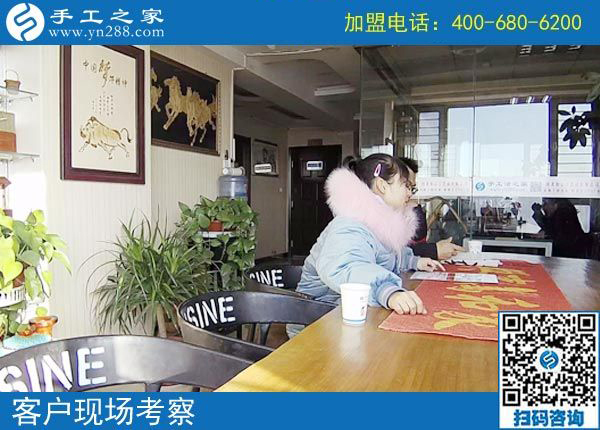 2月19日，這個可以寄到家做的手工活怎么樣？手工之家接待考察加工客戶剪影