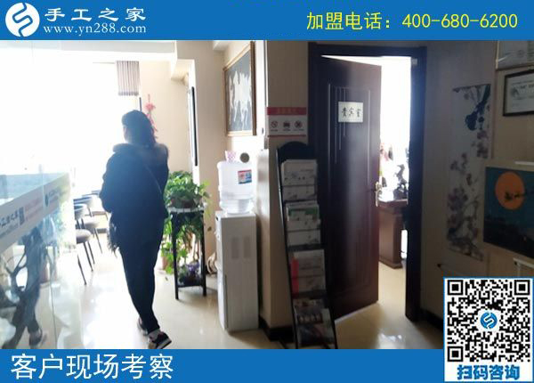 3月17日，想接正規(guī)廠家的手工活就選這里的珠繡免押金手工活，手工之家接待考察加工客戶剪影