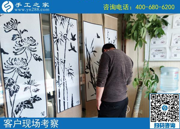 3月19日，急招在家加工手工活手工加工人員，這個(gè)免押金手工活外發(fā)加工項(xiàng)目很缺人！手工之家接待考察加工客戶剪影