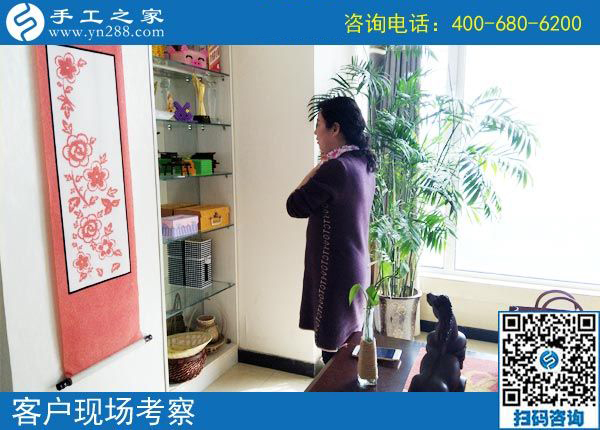 3月19日，急招在家加工手工活手工加工人員，這個(gè)免押金手工活外發(fā)加工項(xiàng)目很缺人！手工之家接待考察加工客戶剪影