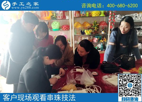 3月23日，找在家做的手工活，能賺錢的手工活，就選這里，手工之家接待考察加工客戶剪影