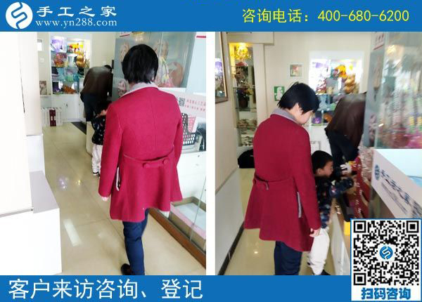 天津手工活加工粘花沒賺到錢，李女士在手工之家找到賺錢手工活(圖1)