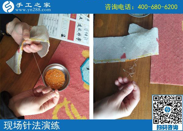 3月30日，這個可以寄到家做的手工活好不好做？手工之家接待考察加工客戶剪影