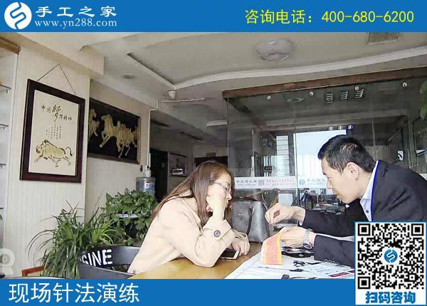 4月6日，帶回家做的手工活就是珠繡串珠外發(fā)手工活，手工之家接待考察加工客戶剪影