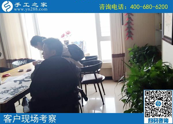 4月25日，終于知道了正規(guī)手工活外發(fā)加工廠家是什么樣子？手工之家接待考察合作加工客戶剪影