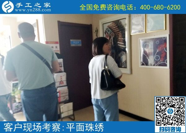適合農(nóng)村婦女的手工活，河南南陽李女士選擇手工之家串珠繡(圖1)