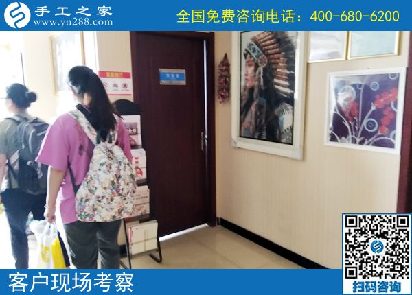 6月16日，找到正規(guī)手工活外發(fā)加工項(xiàng)目，在家賺錢的手工活，手工之家接待考察加工客戶剪影(圖1)