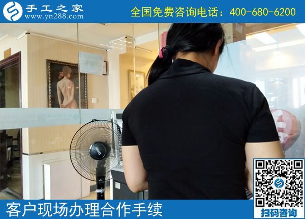7月1日，新的半年，新的開始。正規(guī)手工活外發(fā)加工項(xiàng)目就選珠繡，手工之家接待考察加工客戶剪影