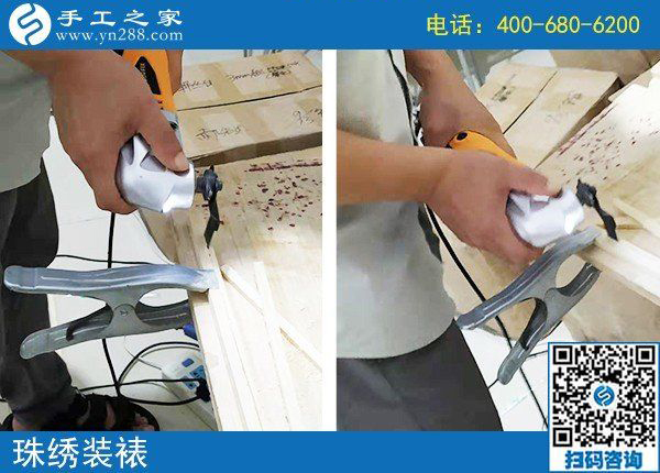 8月4日，如何保證加工的手工順利回收？正規(guī)企業(yè)這樣做，手工之家接待考察加工客戶剪影