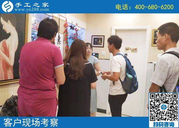 愛手工，更愛掙錢，河南安陽李女士對勵志珠珠繡手工活外發(fā)加工項目很滿意