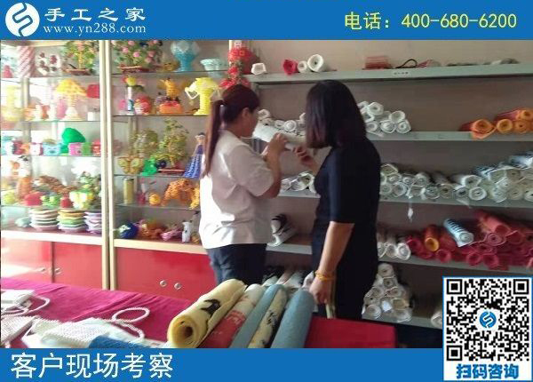 8月30日，把手工活拿回家做，越來越多的人選這里是有原因的，手工之家接待考察加工客戶剪影