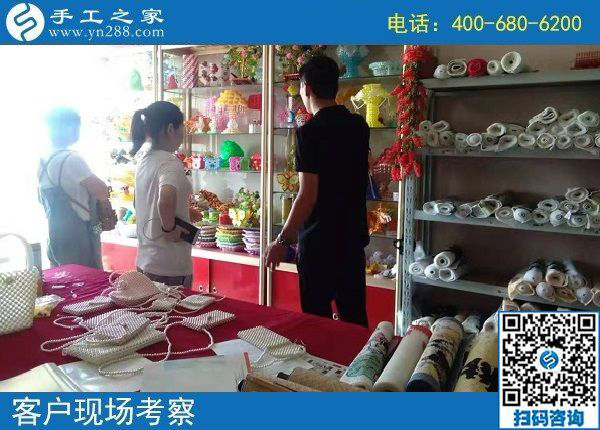 8月30日，把手工活拿回家做，越來越多的人選這里是有原因的，手工之家接待考察加工客戶剪影