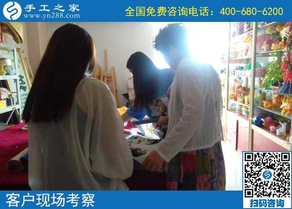 9月1日，把手工活拿回家做，新的一月從這開始，手工之家接待考察加工客戶剪影