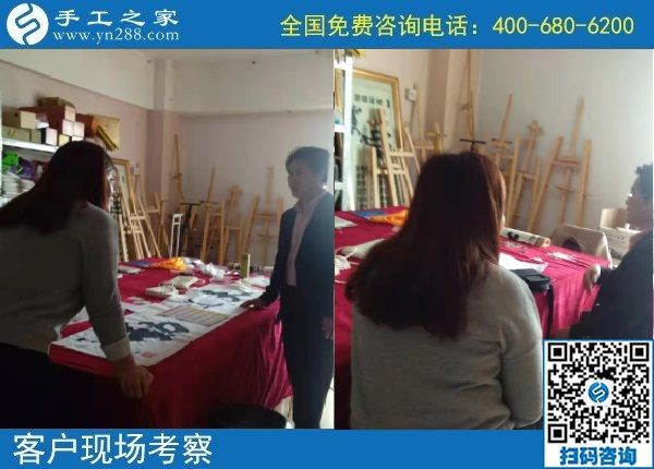 10月14日，好做的手工活大家都喜歡，就像珠繡串珠外發(fā)手工活一樣，手工之家接待考察加工客戶剪影