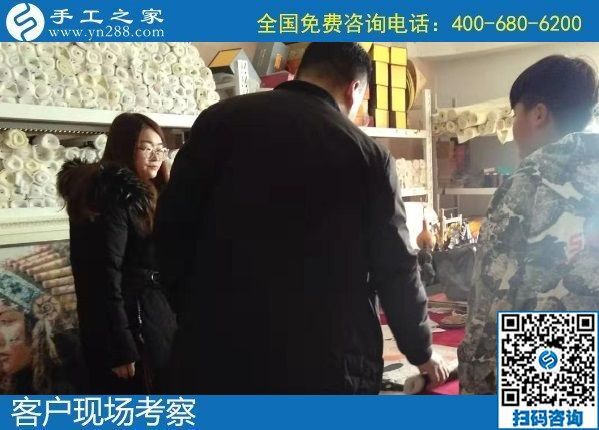 12月28日，在家做手工活掙錢，手工活代理加工項(xiàng)目，就選勵(lì)志珠串珠外發(fā)手工活，手工之家接待考察加工客戶剪影