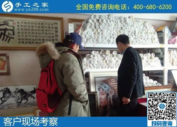 12月28日，在家做手工活掙錢，手工活代理加工項(xiàng)目，就選勵(lì)志珠串珠外發(fā)手工活，手工之家接待考察加工客戶剪影