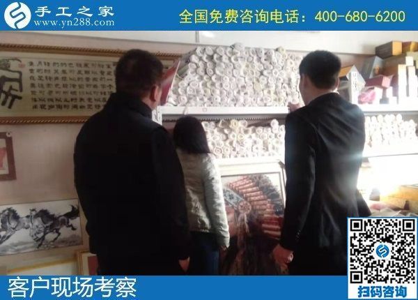 12月28日，在家做手工活掙錢，手工活代理加工項(xiàng)目，就選勵(lì)志珠串珠外發(fā)手工活，手工之家接待考察加工客戶剪影