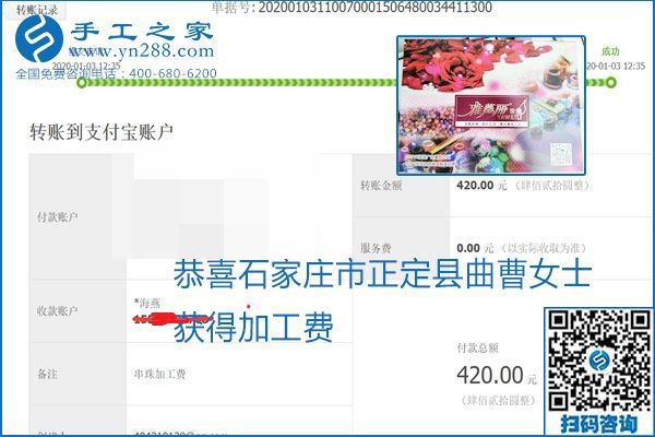 你、我、她，都能做，都能掙錢，這個手工活加盟項目是首選