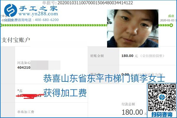 你、我、她，都能做，都能掙錢，這個手工活加盟項目是首選