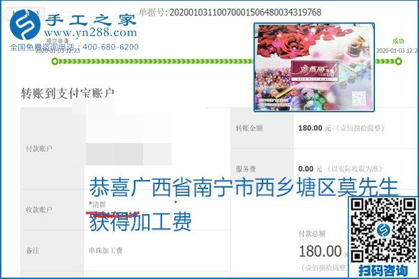 你、我、她，都能做，都能掙錢，這個手工活加盟項目是首選