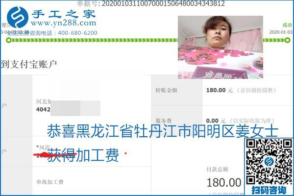 你、我、她，都能做，都能掙錢，這個手工活加盟項目是首選