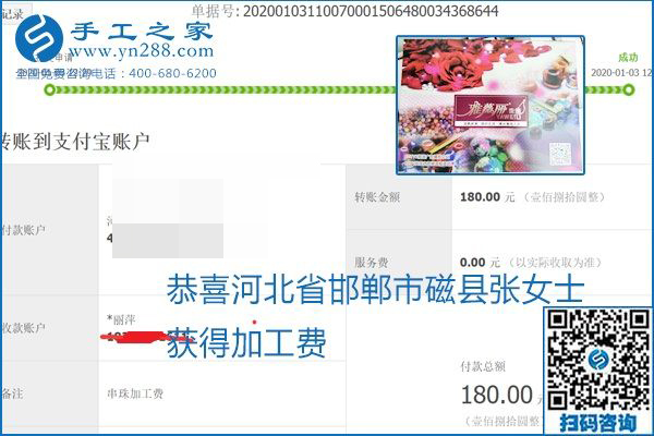 你、我、她，都能做，都能掙錢，這個手工活加盟項目是首選