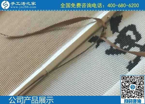 2月3日，手工活加盟項(xiàng)目，拿回家做的手工活，就是珠繡外發(fā)手工活，手工之家珠繡細(xì)節(jié)成品實(shí)拍