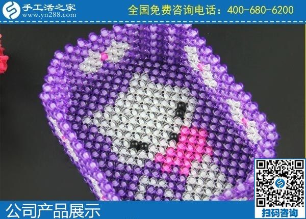 2月7日，純手工活外發(fā)加工，手工活賺錢，就選這個珠繡外發(fā)手工活，手工之家珠繡立體串珠類成品實(shí)拍