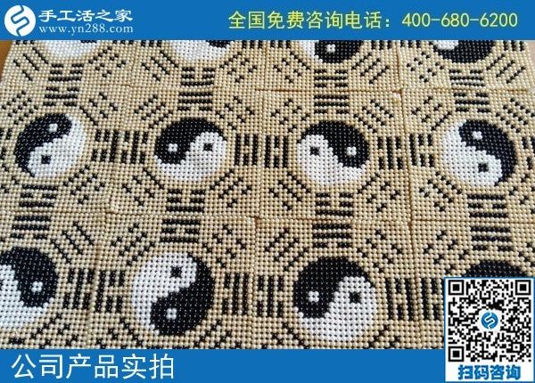 2月14日，正規(guī)手工活加盟項目，在家賺錢的手工活，就是勵志珠珠繡，手工之家勵志珠珠繡成品實拍