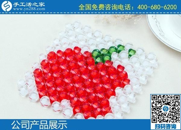 3月20日，手工活外發(fā)加工掙錢的創(chuàng)業(yè)好項目，手工活加盟項目大家都選了這里，手工之家勵志珠珠繡立體串珠成品實拍