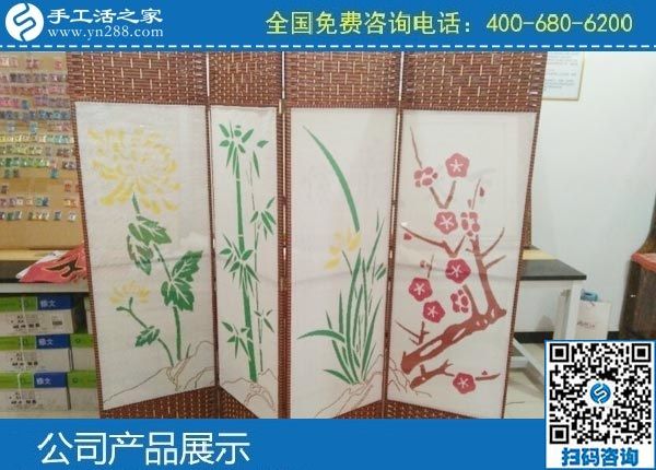 3月25日，創(chuàng)業(yè)好項目選這個手工活代理加工項目、可靠的手工活外發(fā)項目怎么樣？手工之家勵志珠珠繡成品實拍