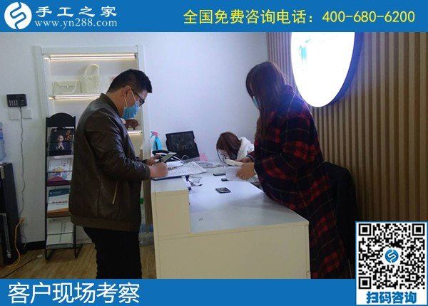 4月8日，真實可靠的手工活加工、有沒有在家做的手工活，就選這里的勵志珠珠繡手工活，手工之家接待考察加工客戶剪影